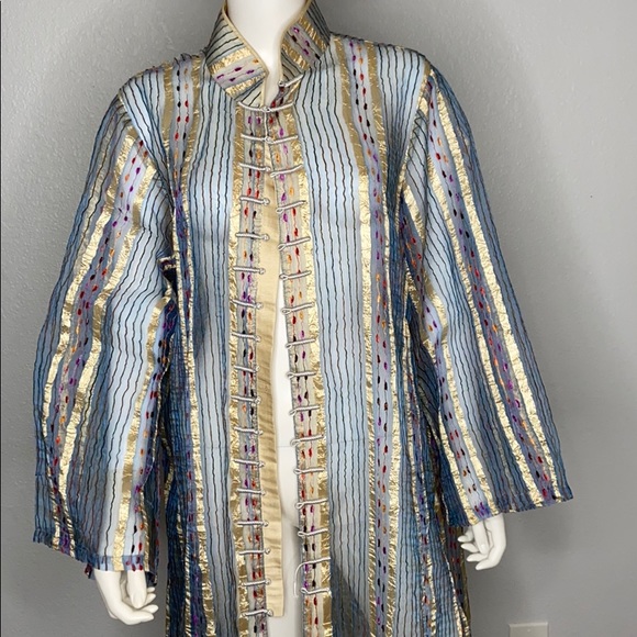 Minh Khoa Vintage Sheer Silk Kimono Jacket - Picture 2 of 9